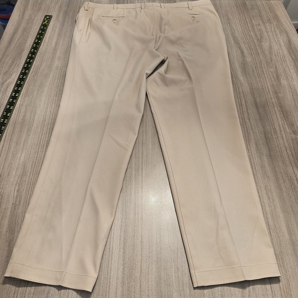 Peter Millar Pants Men 40x32(28) Khaki Durham High Drape Chino Performance Golf - Picture 3 of 10